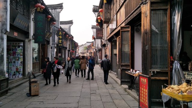 嘉興市月河街古韻風(fēng)光